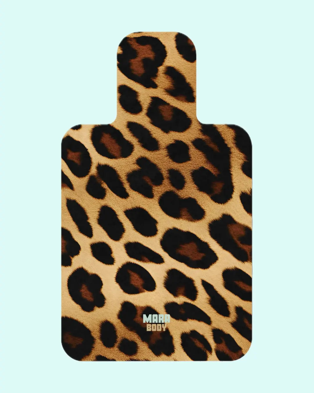 leopard pattern print microfiber pilates reformer mat mara body