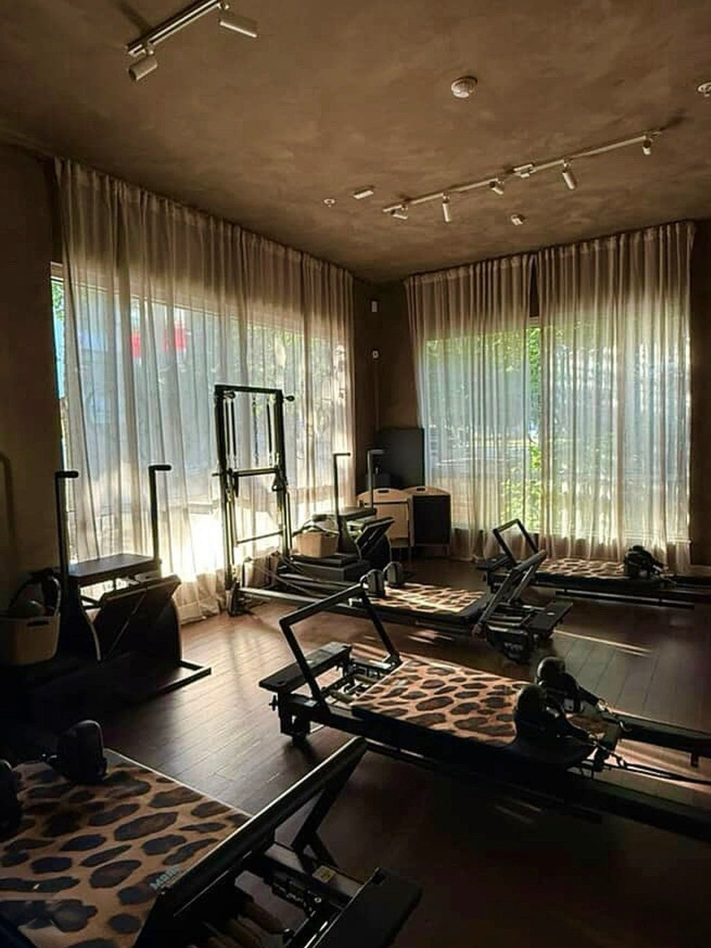 pilates studio inspo, pilates studio decor, pilates reformer mat, leopard print yoga mat, leopard print pilates mat, unique pilates studio, dreamy pilates studio, pilates reformer studio decor, design pilates reformer mat, pilates reformer toronto, pilates reformer vancouver, pilates reformer montreal, pilates reformer ottawa, pilates mat canada, pilates reformer mat canada