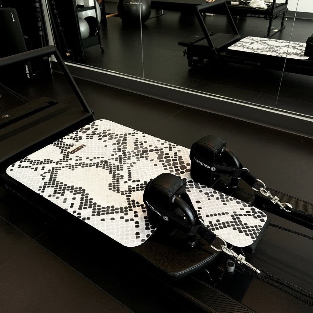 snake skin print pilates reformer mat, pilates reformer mat, pilates reformer mat canada, mats for pilates reformer studio, beautiful pilates reformer mats, pilates reformer mats canada, microfiber pilates reformer mats, mats for pilates studio canada, mats for pilates studio, pilates mat canada, pilates reformer studio pinterest, pilates studio toronto, pilates studio vancouver, pilates studio ottawa, pilates studio montreal, reformer mat canada, reformer studio toronto, reformer studio montreal