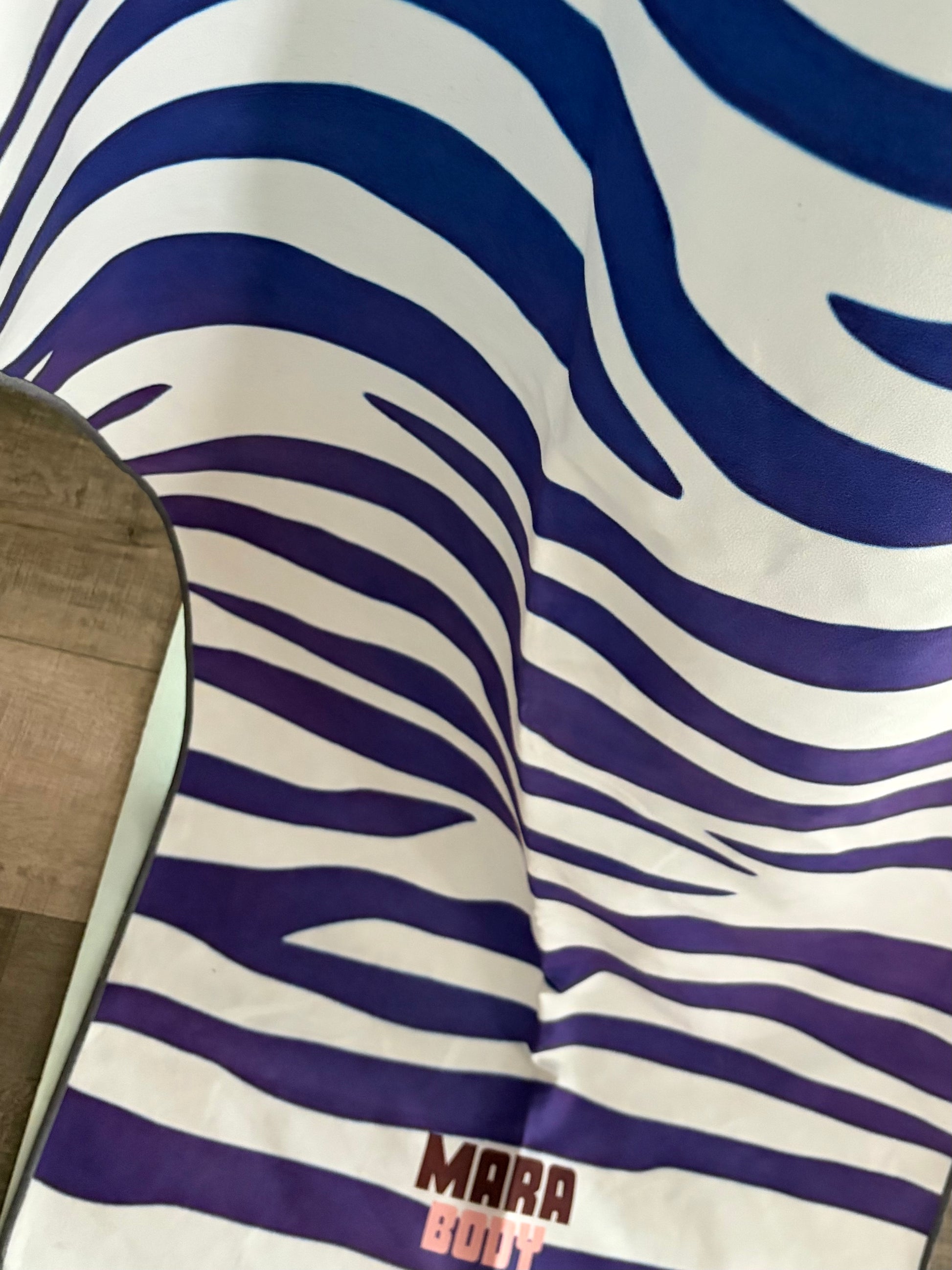 yoga towel with animal print, tiger print towel, towel or hot yoga