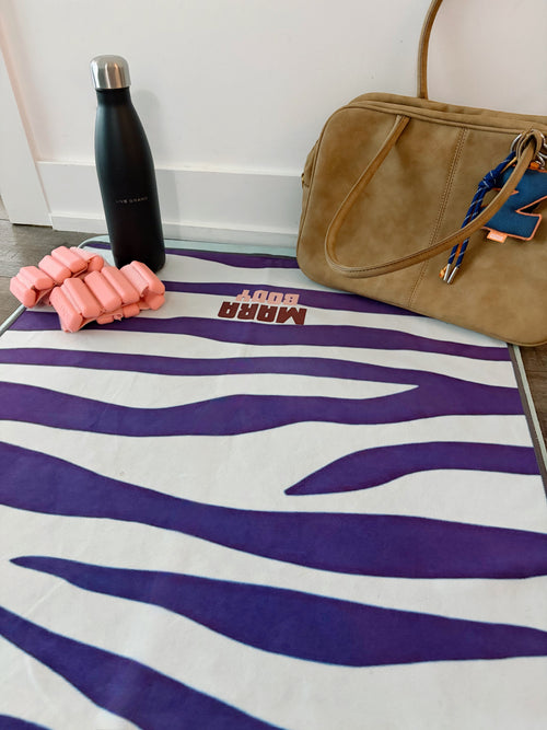 tiger print yoga towel for yoga mat and hot yoga